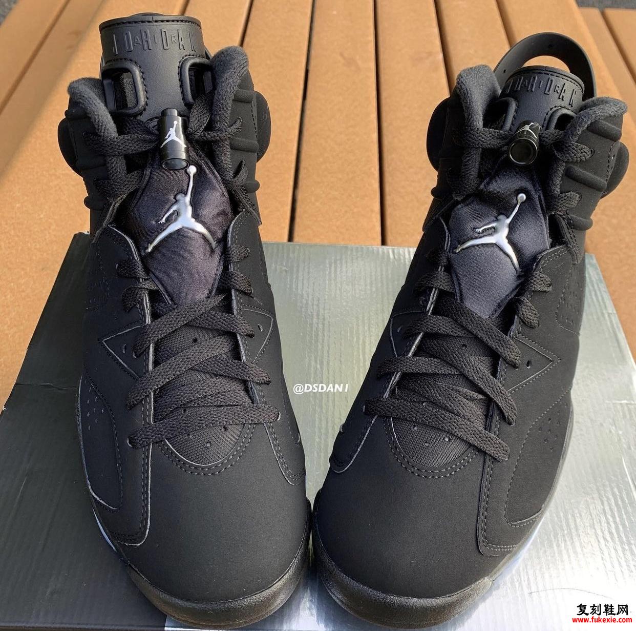 Air Jordan 6 Black Metallic Silver Chrome DX2836-001 发布日期