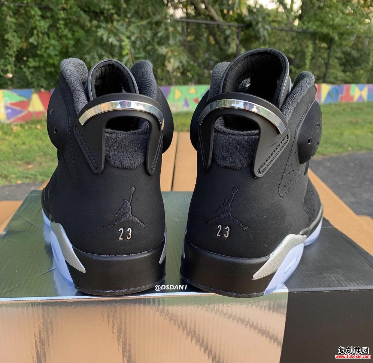 Air Jordan 6 Black Metallic Silver Chrome DX2836-001 发布日期