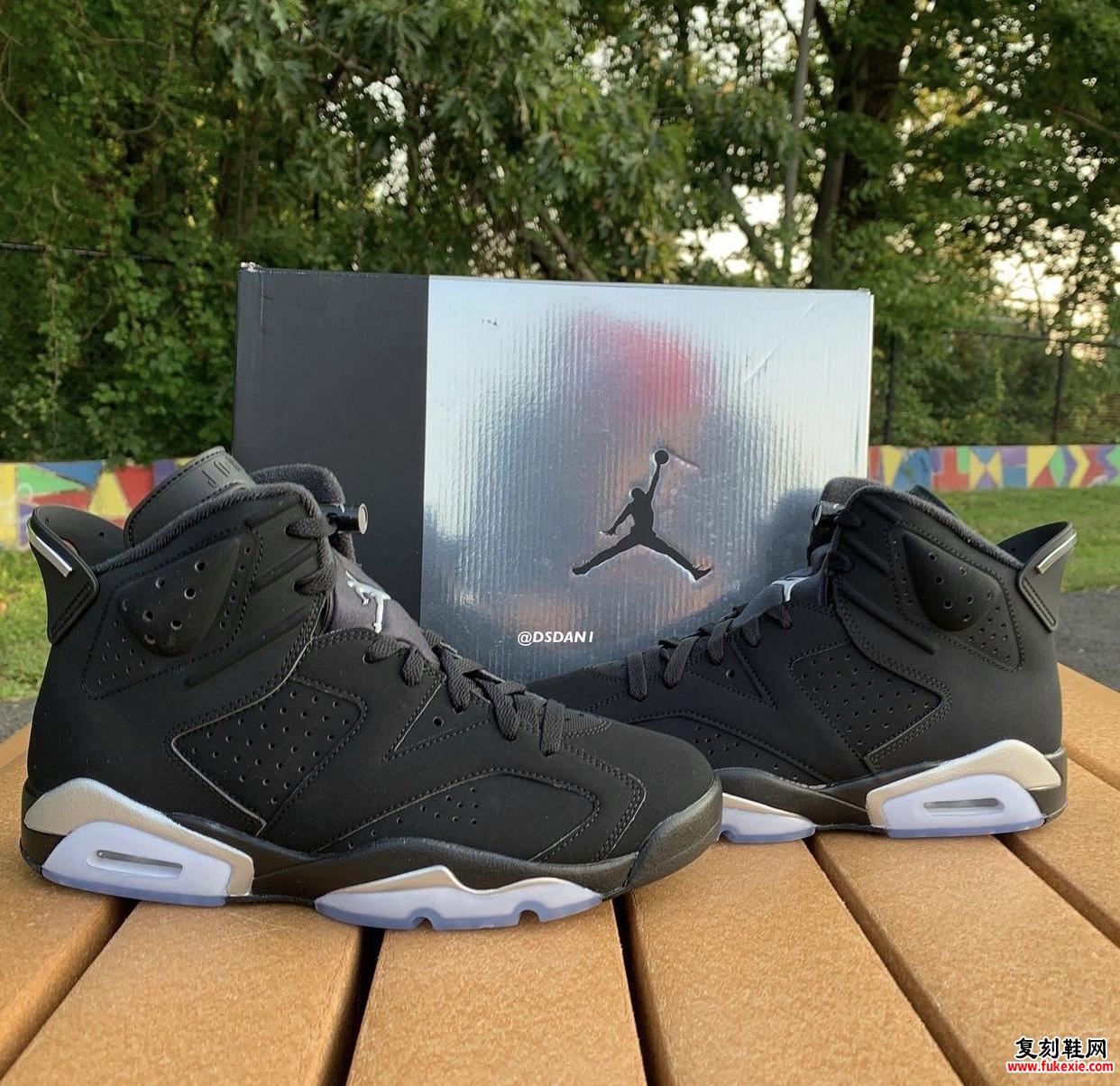 Air Jordan 6 Black Metallic Silver Chrome DX2836-001 发布日期