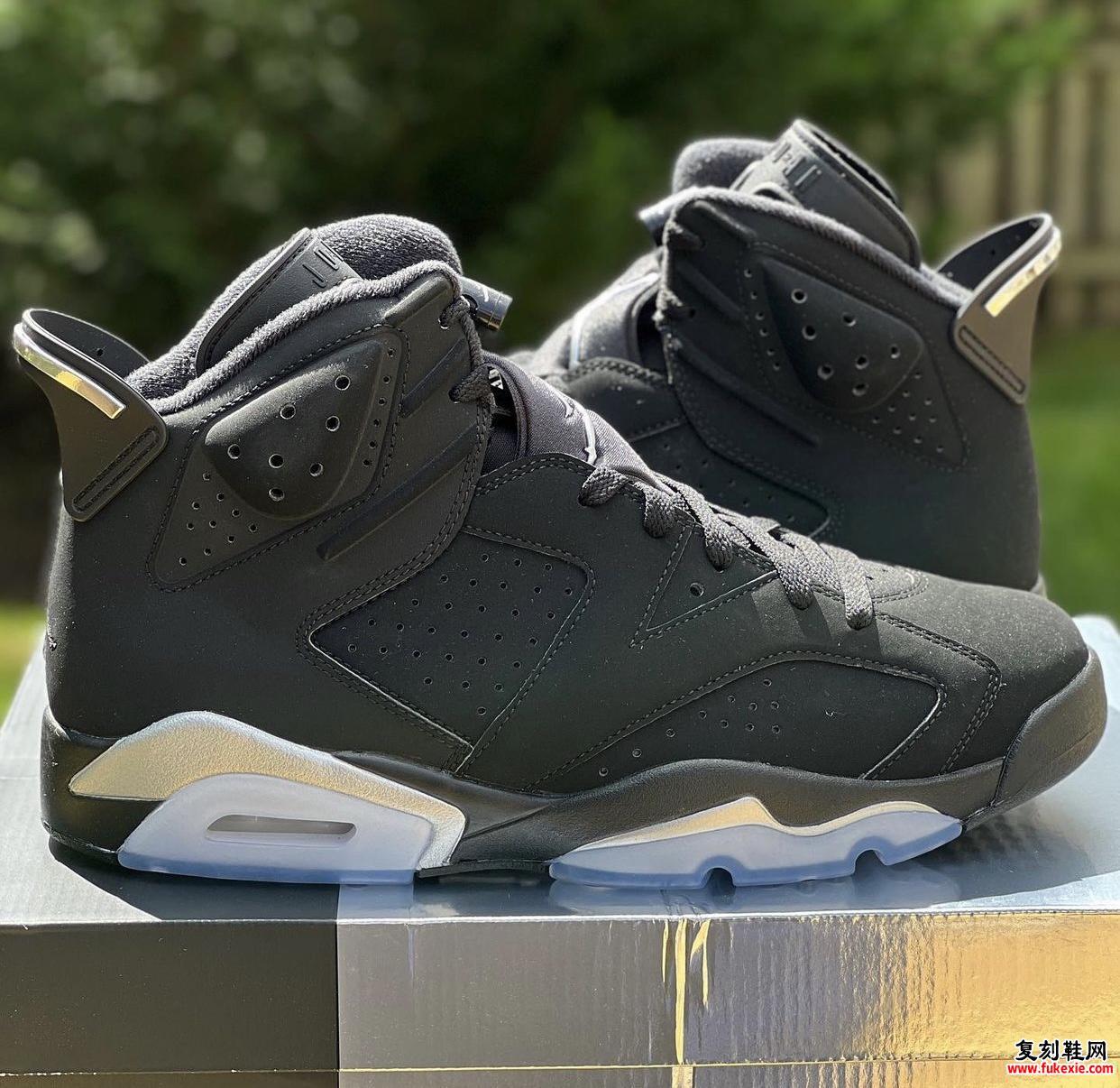 Air Jordan 6 Black Silver Chrome DX2836-001 发布日期