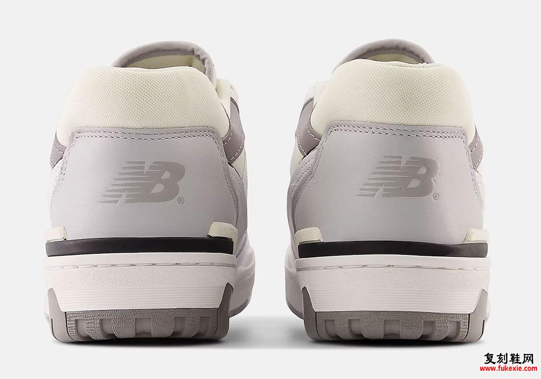 New Balance 550 白色 Marblehead 深灰色 BB550PWA 发布日期