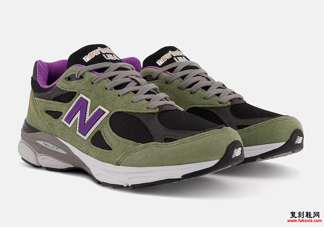 New Balance 990v3 橄榄叶 M990TC3 发布日期