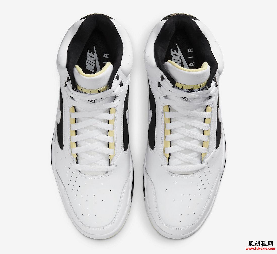 Nike Air Flight Lite Mid White Lemon Black DV0824-100 Release Date