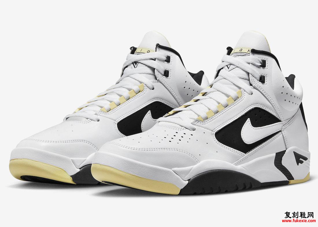 Nike Air Flight Lite Mid White Lemon Black DV0824-100 Release Date