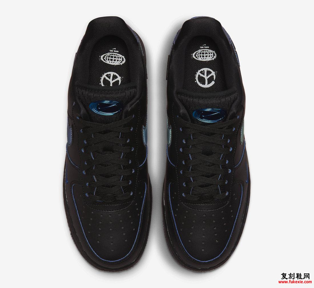 Nike Air Force 1 Low Black Game Royal Blue FB1840-001 发布日期