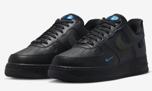 Nike Air Force 1 Low Black Game Royal Blue FB1840-001 发布日期