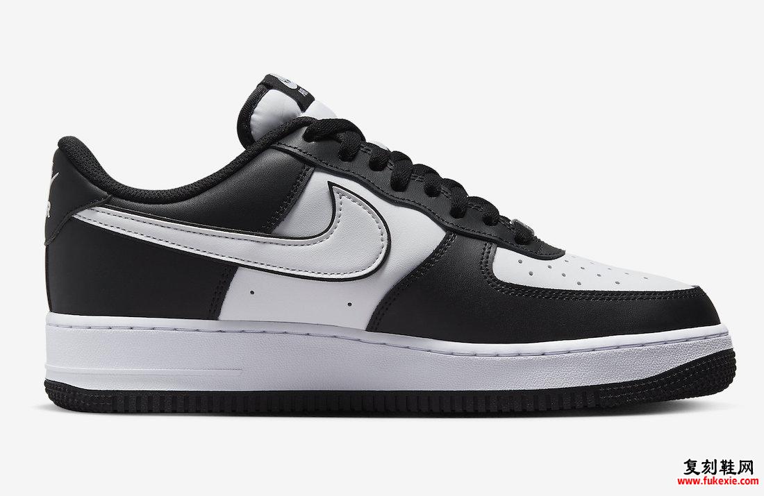 Nike Air Force 1 Panda Black White DV0788-001 发布日期