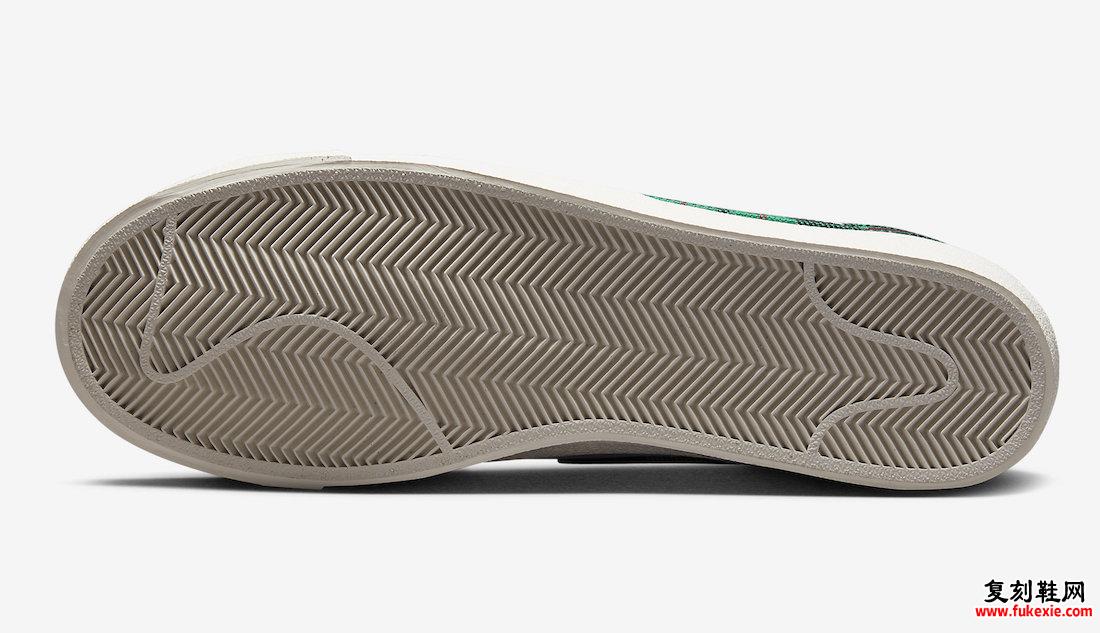 Nike Blazer Low Plaid Tartan DV0801-100 发布日期