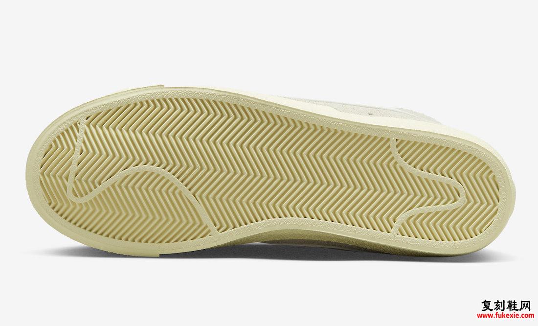 Nike Blazer Mid Suede Light Bone Sail DV7006-001 发布日期