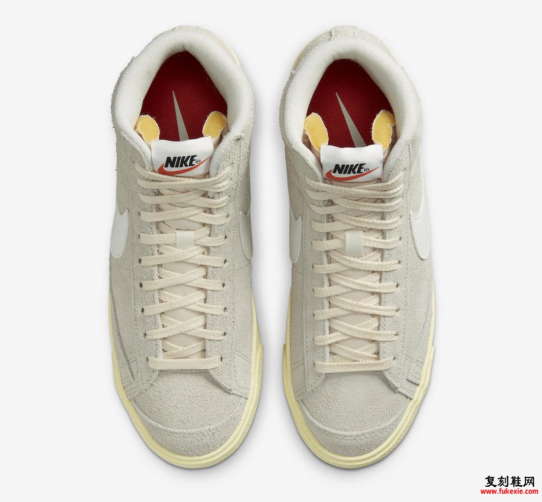 Nike Blazer Mid Suede Light Bone Sail DV7006-001 发布日期