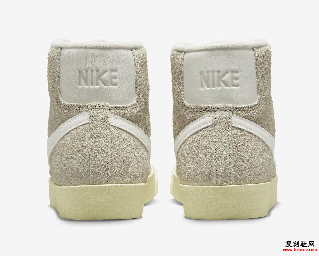 Nike Blazer Mid Suede Light Bone Sail DV7006-001 发布日期