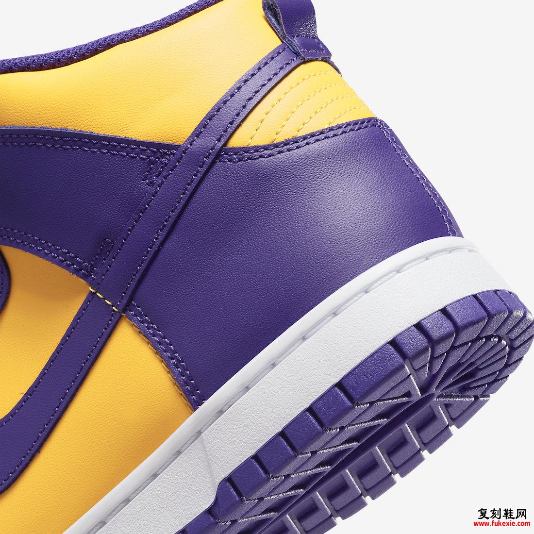 Nike Dunk High Lakers Court Purple DD1399-500 发布日期