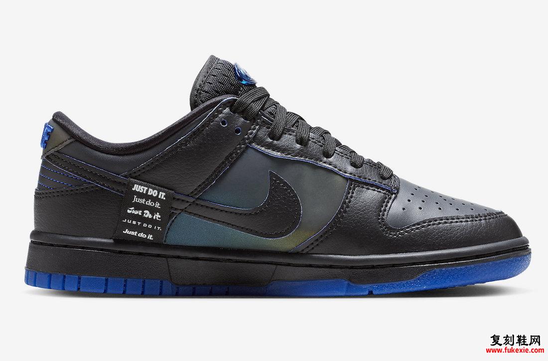 Nike Dunk Low Black Game Royal FB1842-001 发布日期