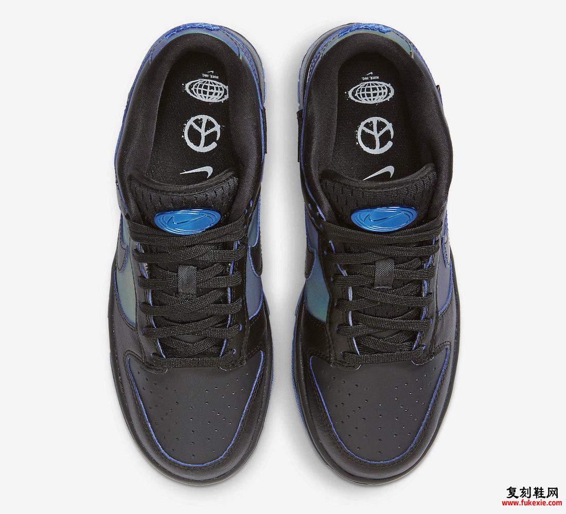 Nike Dunk Low Black Game Royal FB1842-001 发布日期