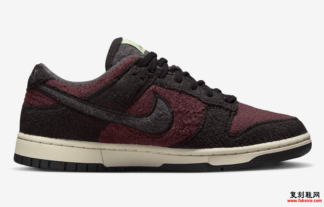 Nike Dunk Low Fleece DQ7579-600 发布日期