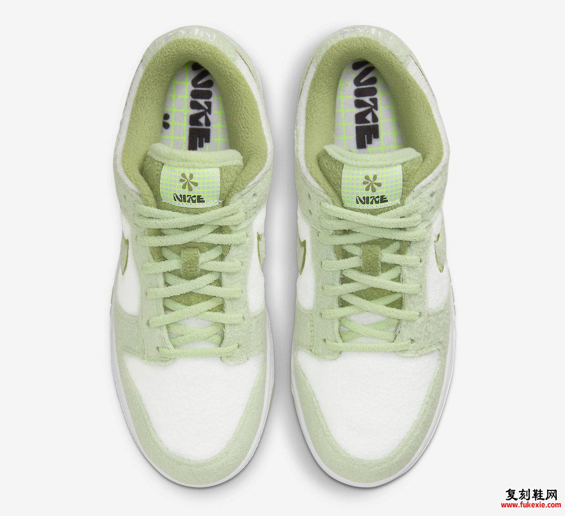 Nike Dunk Low Fleece Green DQ7579-300 发布日期