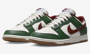 Nike Dunk Low Gorge Green Team Red FB7160-161 发布日期