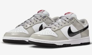 Nike Dunk Low Light Iron Ore 黑色 白色 大学红 DQ7576-001 发布日期