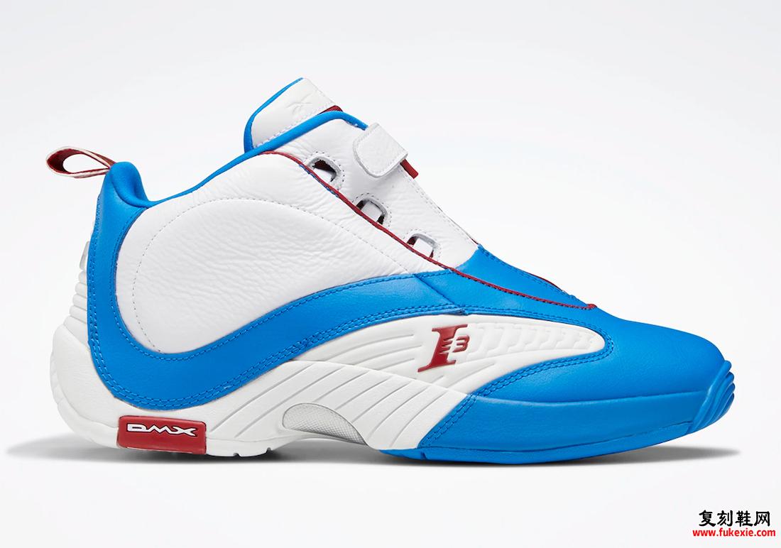 Reebok Answer IV Dynamic Blue 鞋履白色闪红 HP3125 发布日期