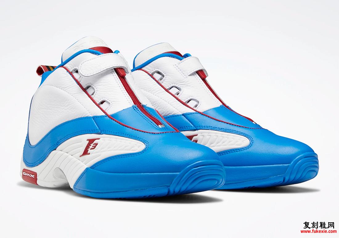 Reebok Answer IV Dynamic Blue 鞋履白色闪红 HP3125 发布日期