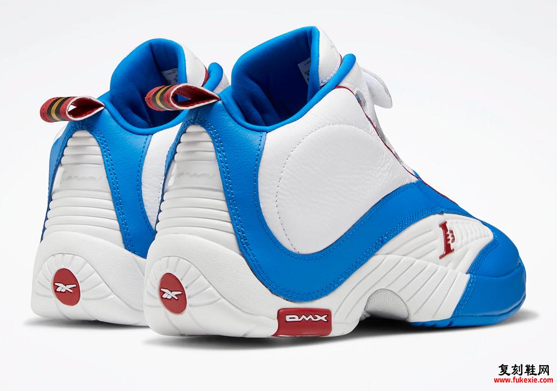 Reebok Answer IV Dynamic Blue 鞋履白色闪红 HP3125 发布日期