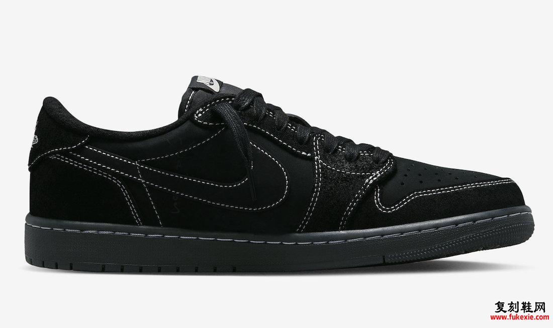 Travis Scott Air Jordan 1 Low Black Phantom DM7866-001 发售日期 价格