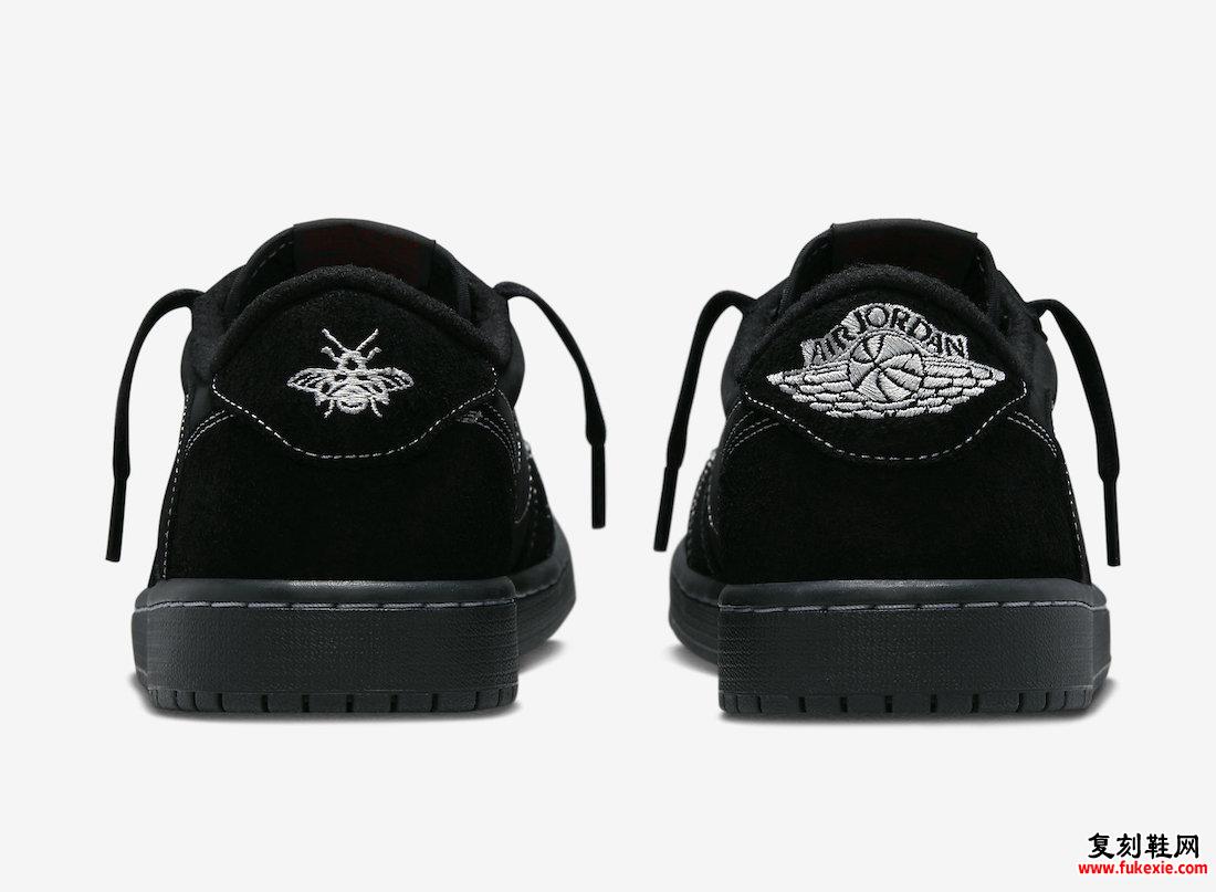 Travis Scott Air Jordan 1 Low Black Phantom DM7866-001 发售日期 价格