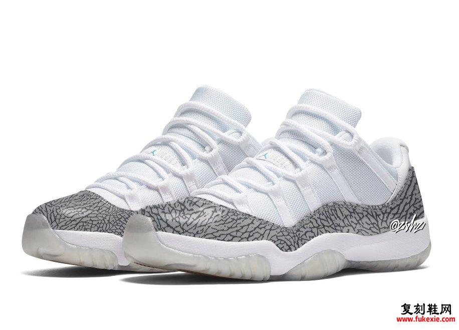 Air Jordan 11 Low Elephant AV2187-140 2023 发布日期信息