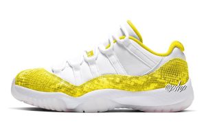 Air Jordan 11 Low Yellow Snakeskin Tour Yellow AH7860-107 发布日期信息