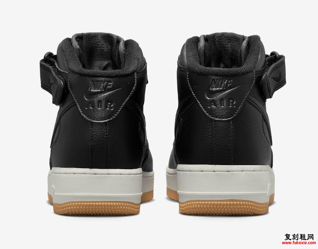 Nike Air Force 1 Mid Black Gum DV7585-001 发布日期信息