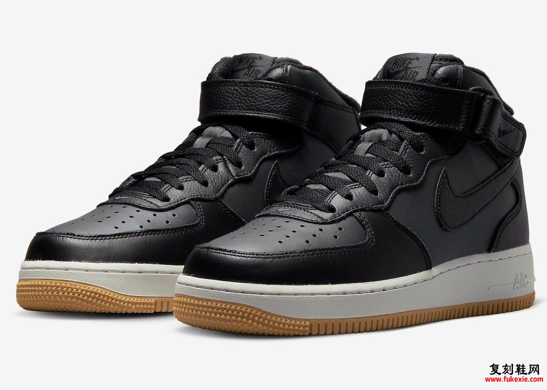 Nike Air Force 1 Mid Black Gum DV7585-001 发布日期信息