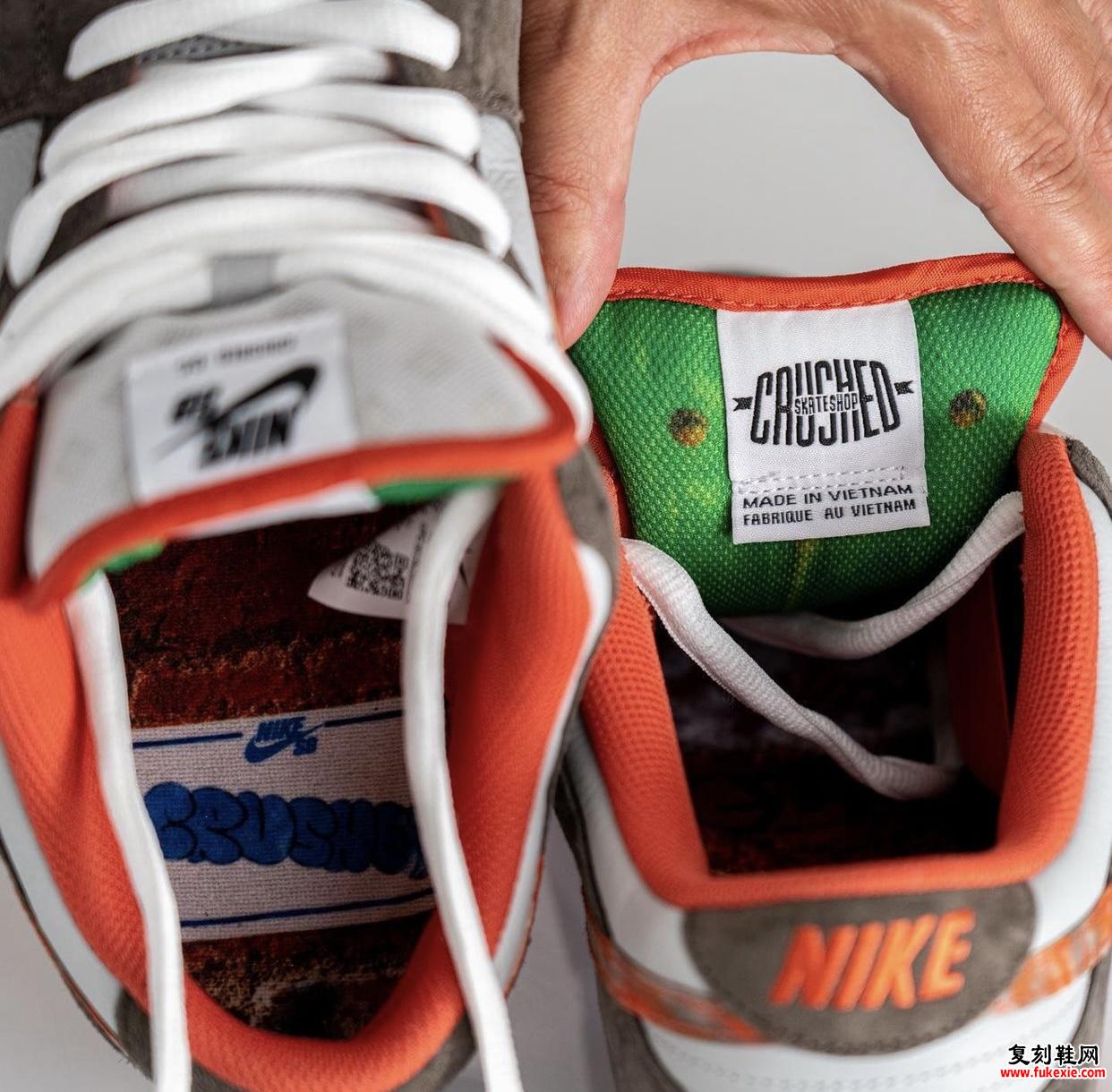 Crushed DC Nike SB Dunk Low DH7782-001 Release Date On-Feet