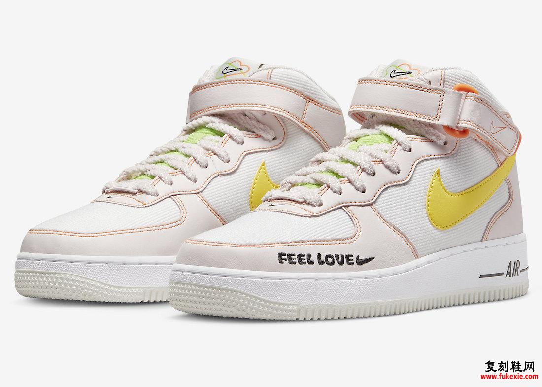 Nike Air Force 1 Mid Feel Love FD0869-100 Release Date