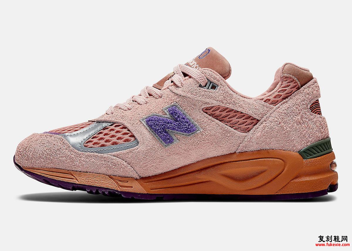 Salehe Bembury x New Balance 990v2 “Sand Be The Time” 官方图片 货号：M990SB2