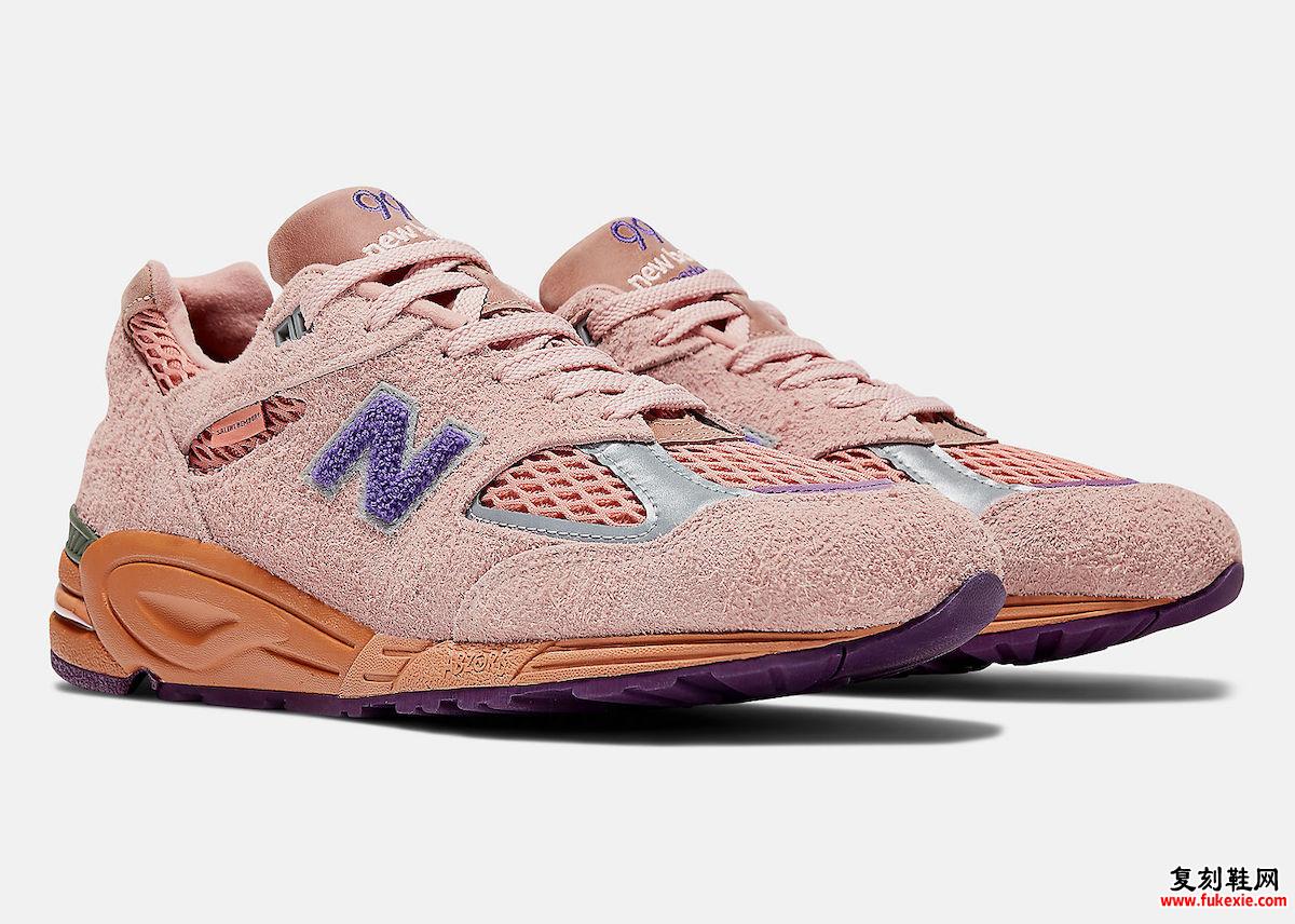 Salehe Bembury x New Balance 990v2 “Sand Be The Time” 官方图片 货号：M990SB2