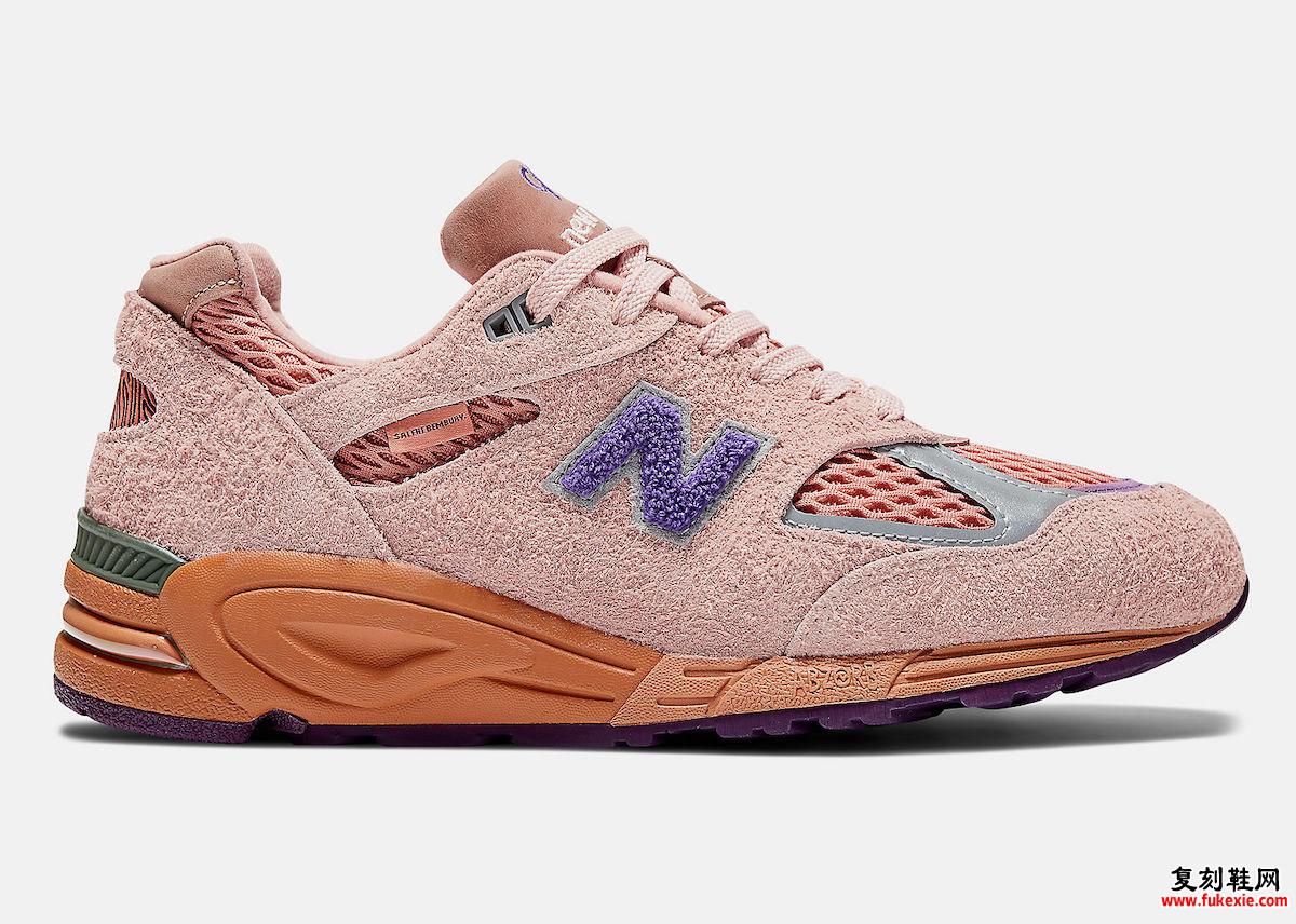 Salehe Bembury x New Balance 990v2 “Sand Be The Time” 官方图片 货号：M990SB2