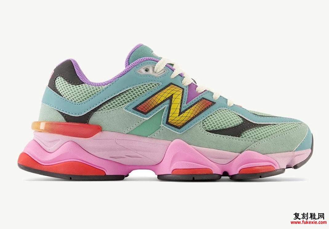 全新“多色”配色的 NEW BALANCE 9060 一起欣赏 货号：U9060WRB