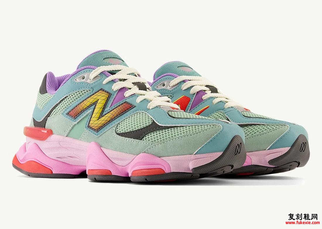 全新“多色”配色的 NEW BALANCE 9060 一起欣赏 货号：U9060WRB