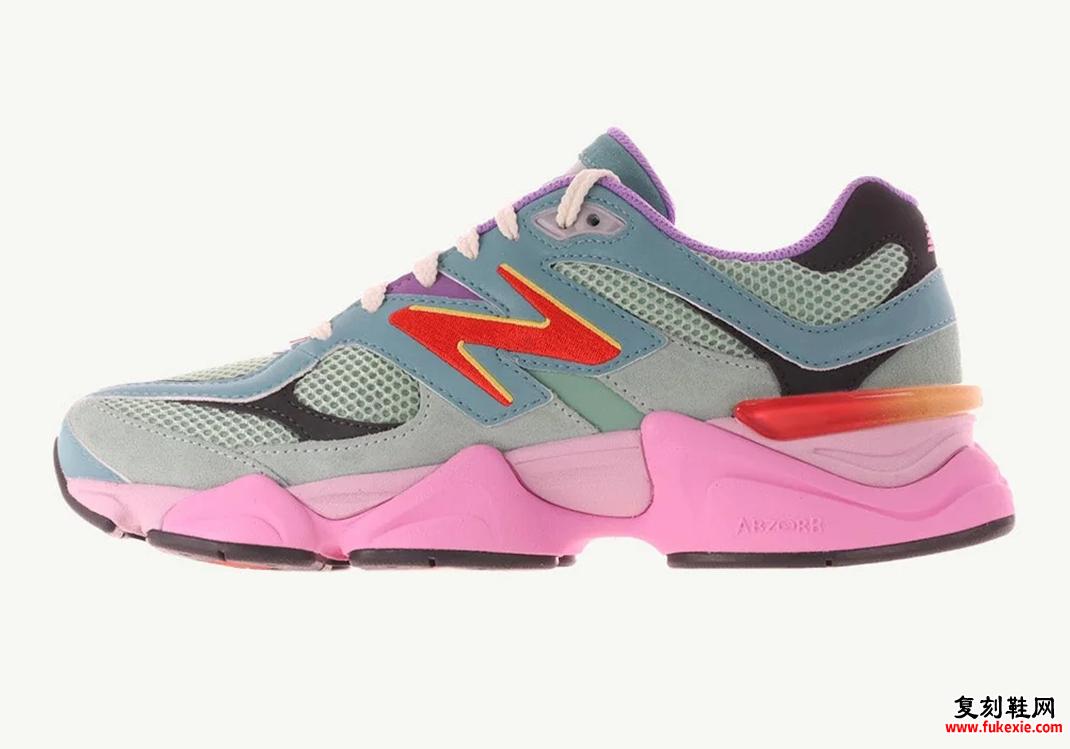 全新“多色”配色的 NEW BALANCE 9060 一起欣赏 货号：U9060WRB