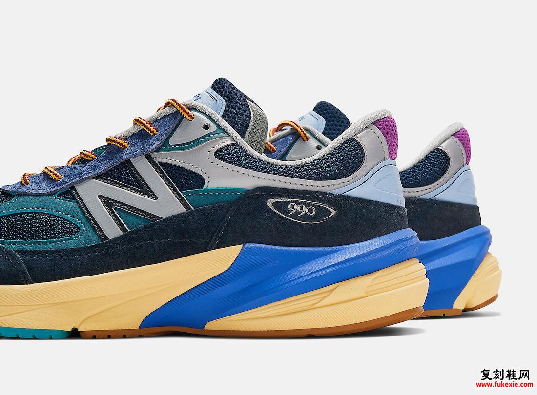 ACTION BRONSON X NEW BALANCE 990V6 “LAPIS LAZULI” 官方图片