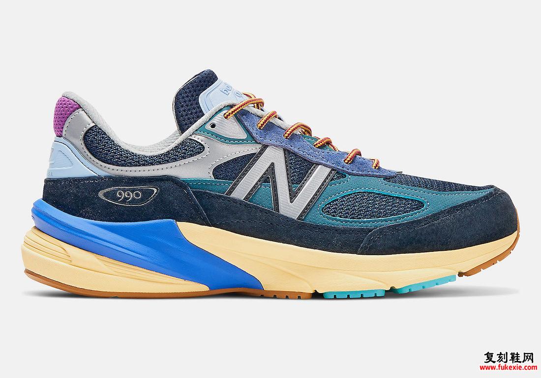 ACTION BRONSON X NEW BALANCE 990V6 “LAPIS LAZULI” 官方图片