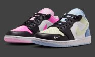 Air Jordan 1 Low “Mismatched Patent” 7月20日正式发售，粉绿蓝错位漆皮演绎俏皮不对称美学缩略图