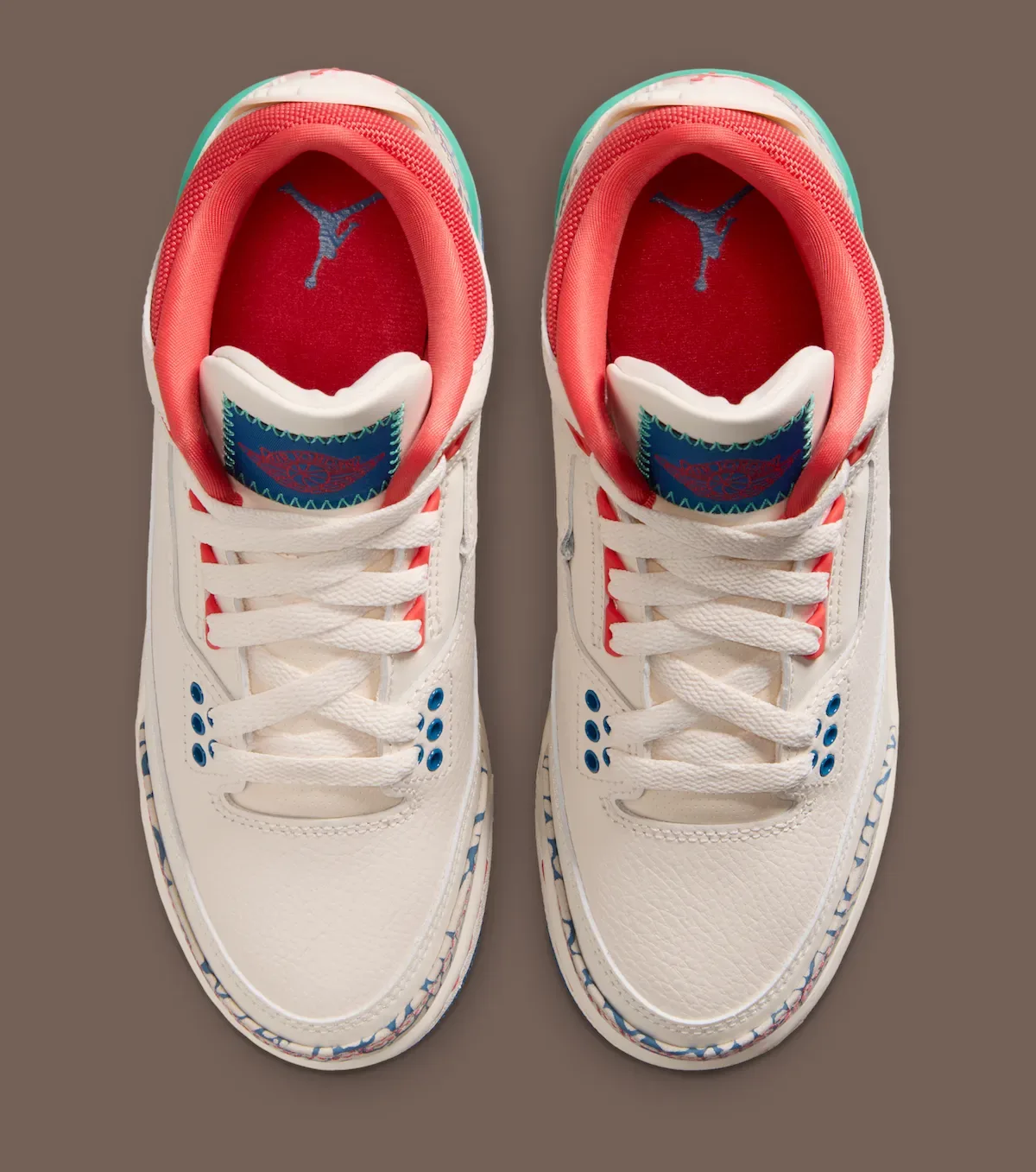 Air Jordan 3 GS “Chalk” 粉笔白蓝绿童鞋2026年8月8日独占发售