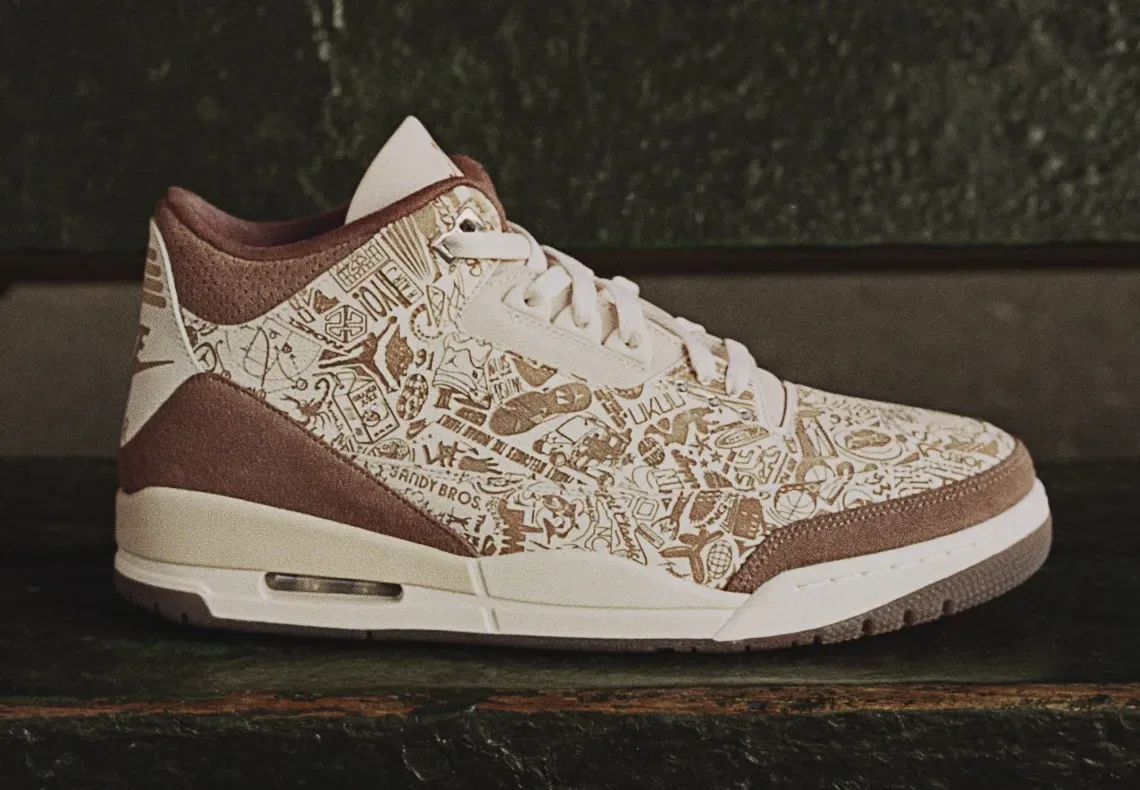 Air Jordan 3 “Laser” 8月22日市售,23年传奇PE首度公开,大象纹让位镭射叙事插图3 Air Jordan 3 “Laser” 8月22日市售,23年传奇PE首度公开,大象纹让位镭射叙事