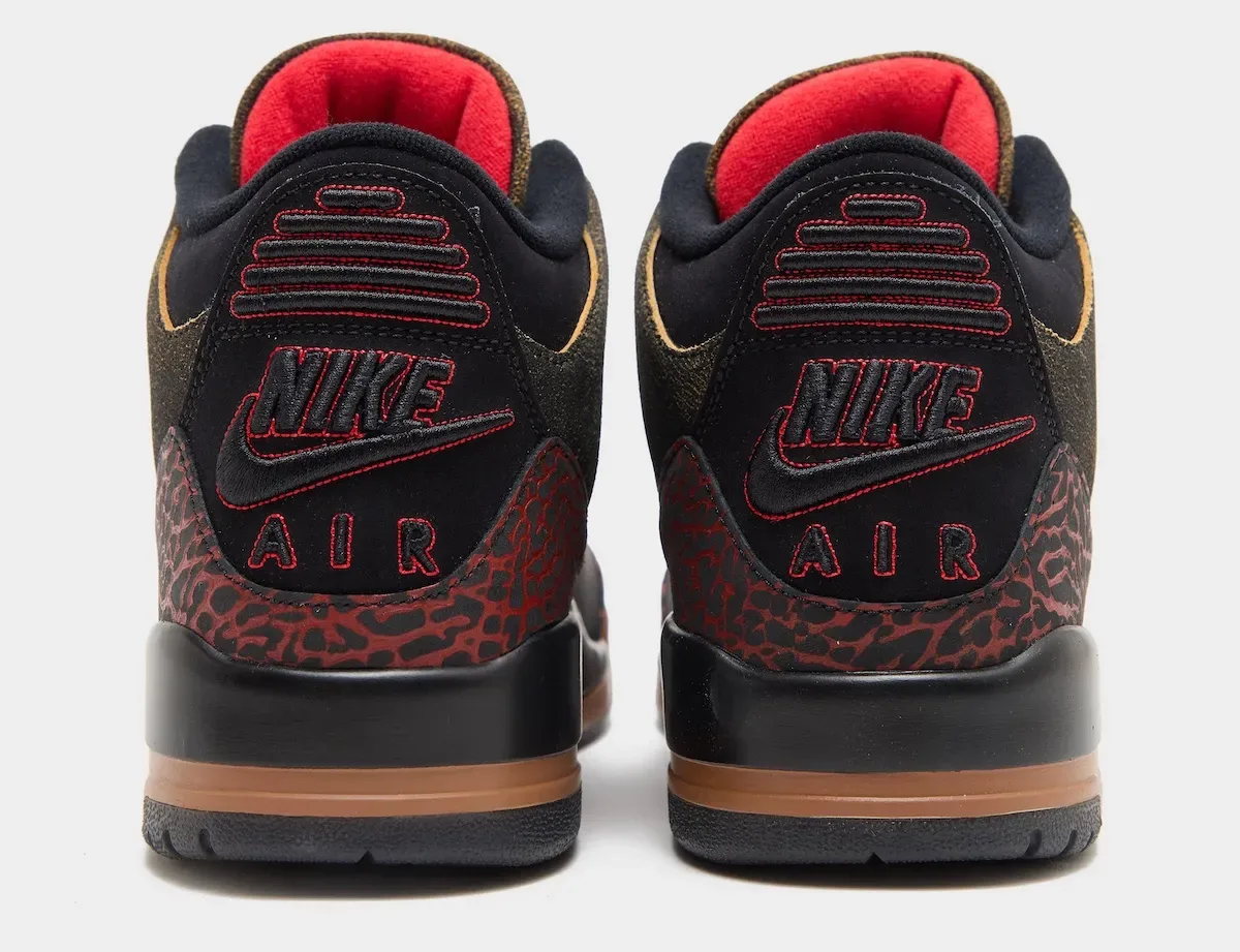 2026年11月Air Jordan 3 “Not Nice”坏圣诞老人暗黑裂纹复古做旧生胶底深度全面独家评测插图3 2026年11月Air Jordan 3 “Not Nice”坏圣诞老人暗黑裂纹复古做旧生胶底深度全面独家评测