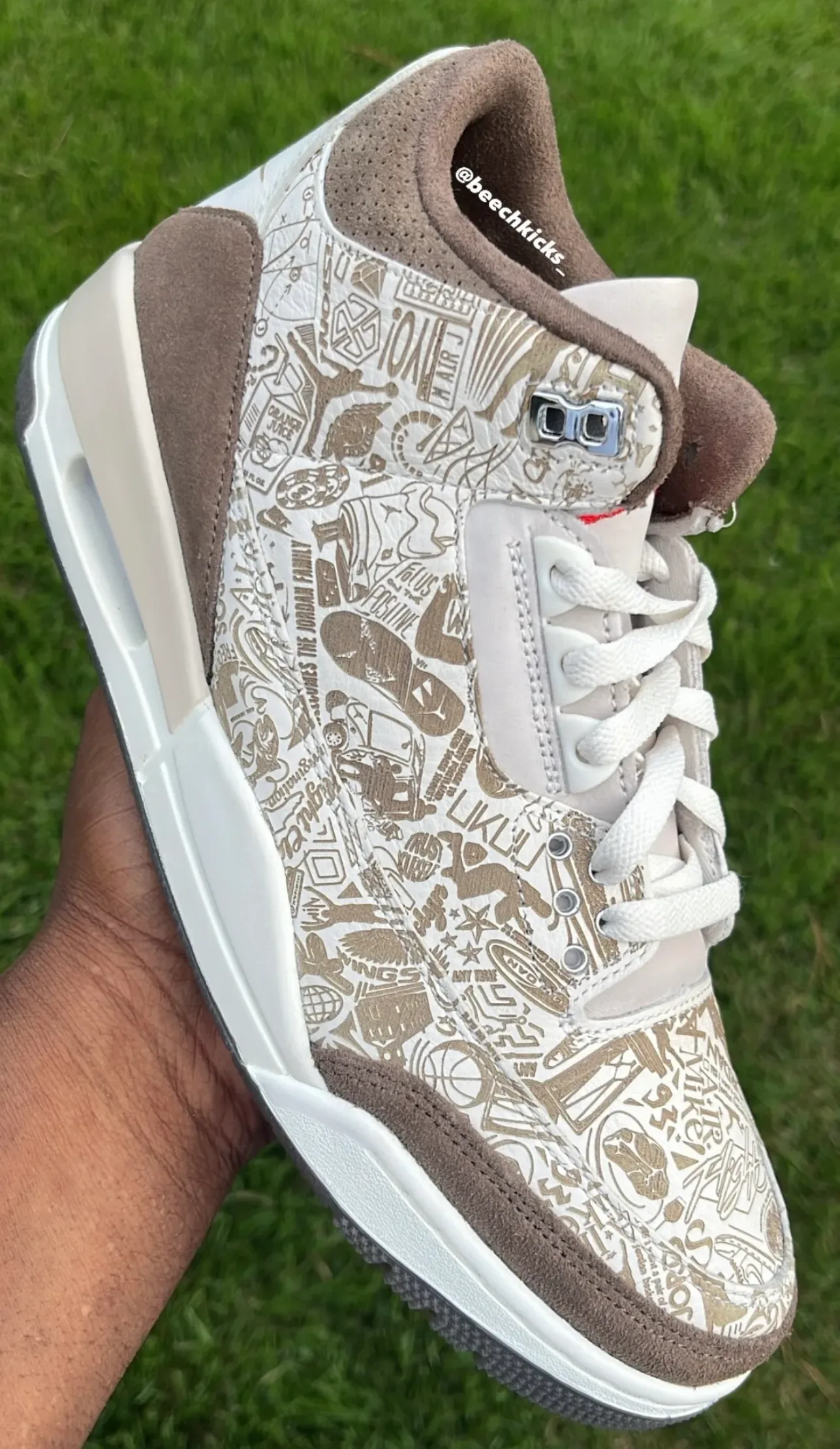 独家！2026年8月Air Jordan 3 “Laser”镭射MJ 40岁生日PE深度开箱评测