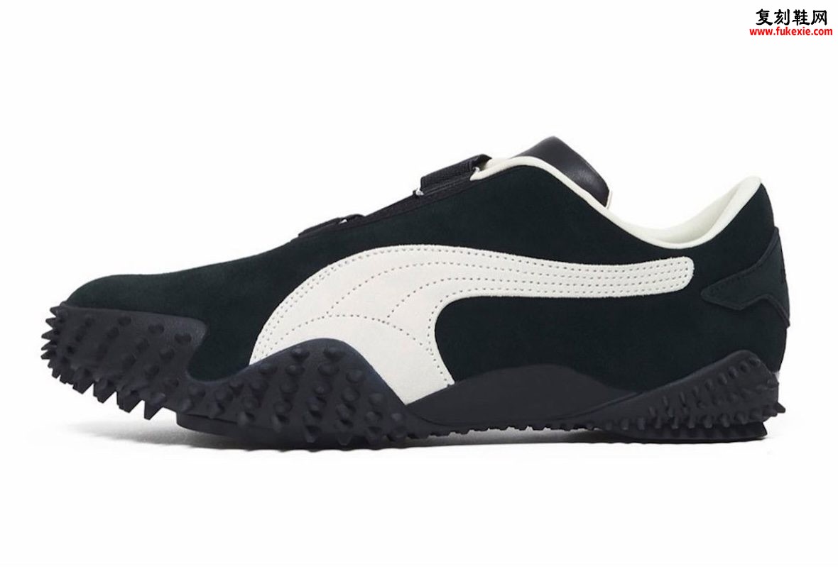 JJJJound x PUMA Mostro 黑白极简联名,麂皮绑带金属环,2026年8月1日东京首发插图1 JJJJound x PUMA Mostro 黑白极简联名,麂皮绑带金属环,2026年8月1日东京首发