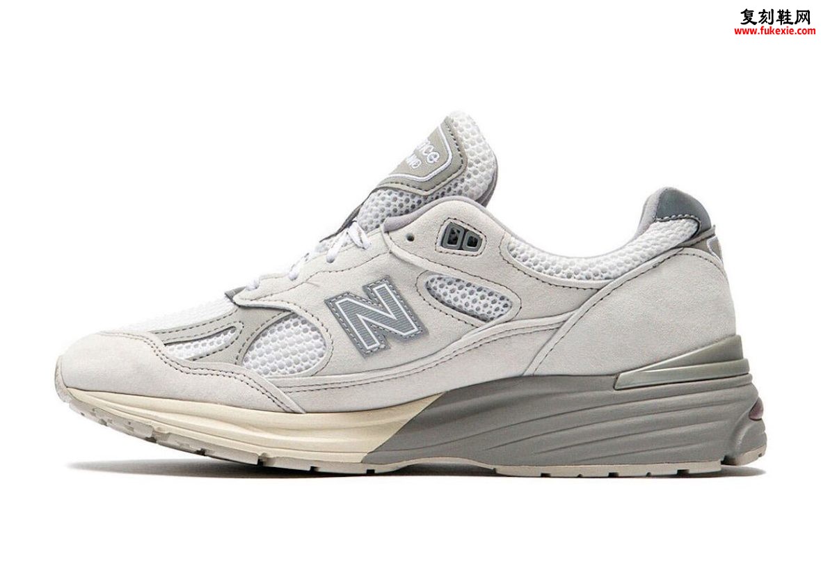 英产米白麂皮搭配浅灰反光 N，New Balance 991v2 “Wind Chime” 8 月 1 日发售
