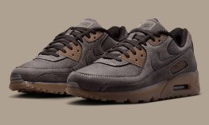 皮革拼接替代网面鞋身，Nike Air Max 90 “Shadow Brown” 2026年8月12日发售缩略图