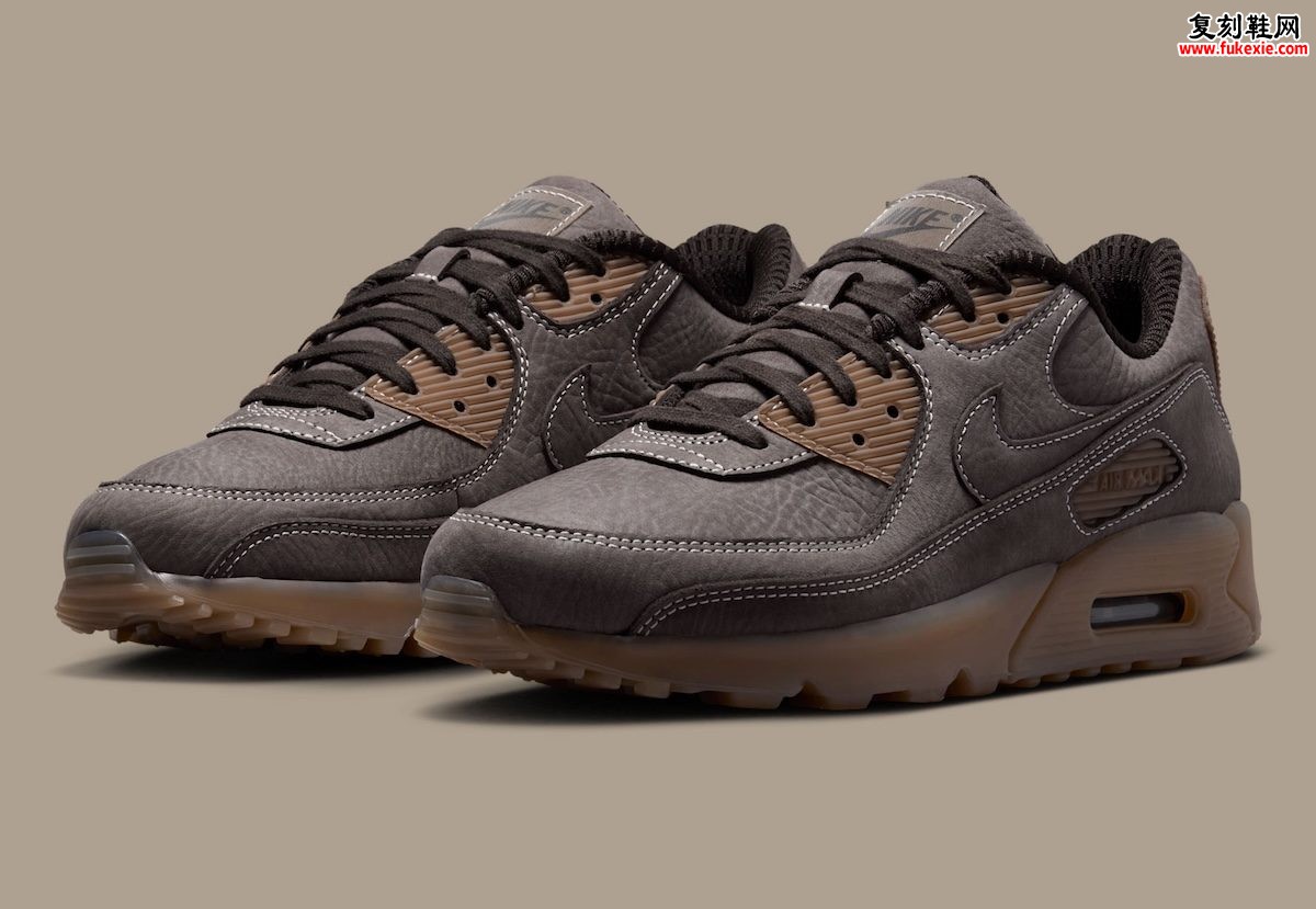 皮革拼接替代网面鞋身，Nike Air Max 90 “Shadow Brown” 2026年8月12日发售